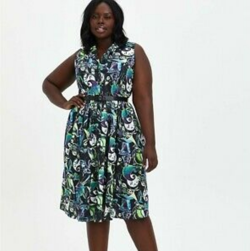 Nightmare Before Christmas Retro Shirt Dress